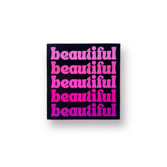 Pink Beautiful Diecut Sticker