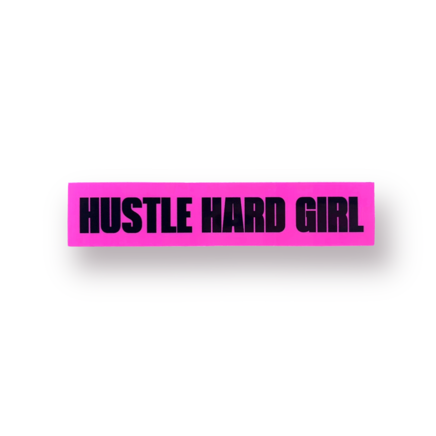 Pink Hustle Hard Girl Diecut Sticker